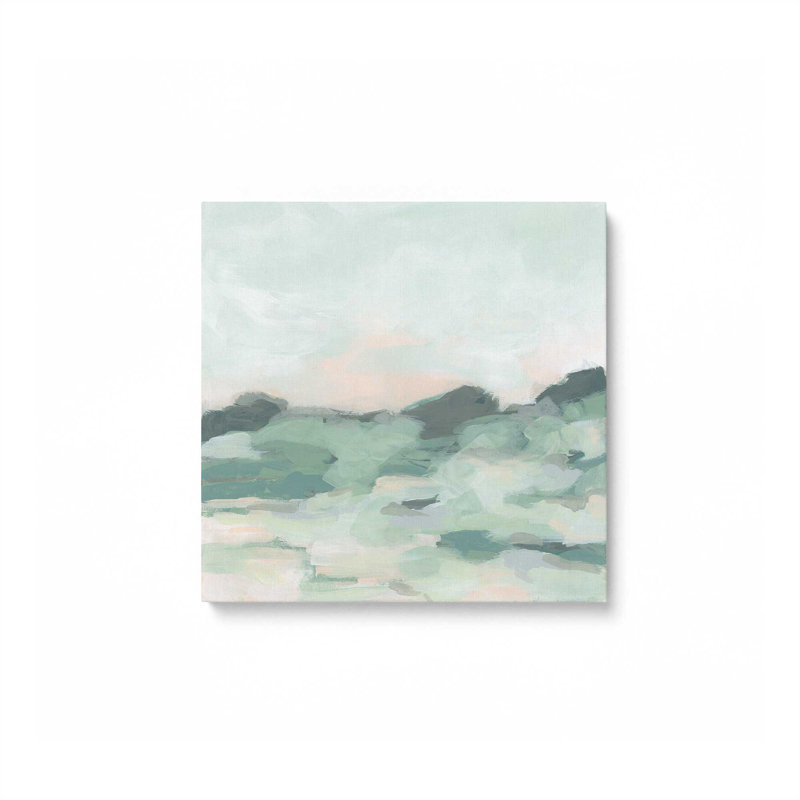 «Rolling Verdant Landscape II», reproduction sur toile, 16" H x 16" W, Toile tendue