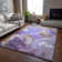 Premium Machine Washable Cerrito AMF504 Purple Rug