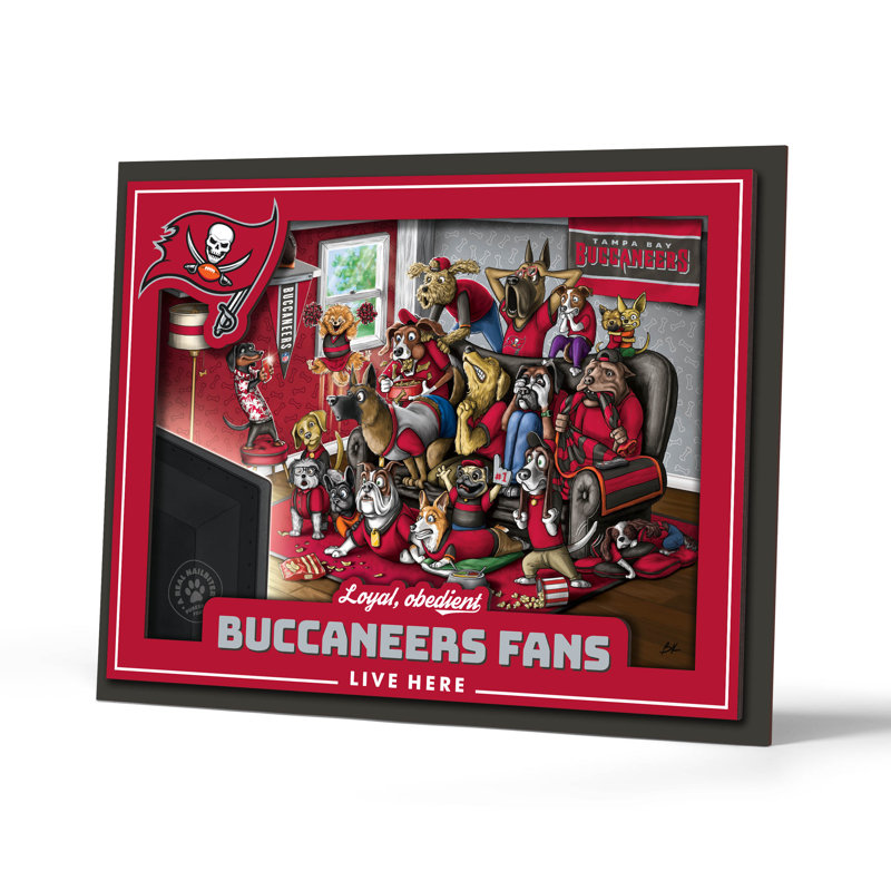  NFL Tampa Bay Buccaneers Purebred Fans, art mural, Tampa Bay Buccaneers