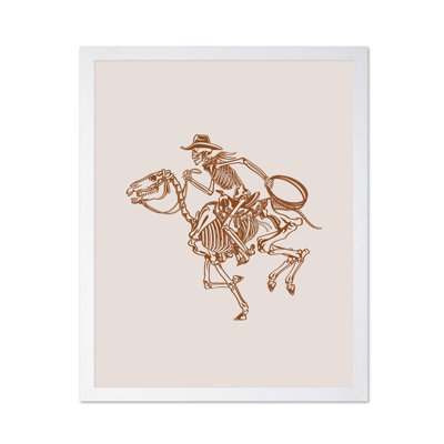 Cowboy squelette brun