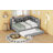 Wooden Daybed With Twin Size Trundle,Daybed With Storage Shelf And USB Charging Ports-1150113922-1150113923