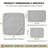 Outdoor 4'' Sectional Cushion Cover-886191436
