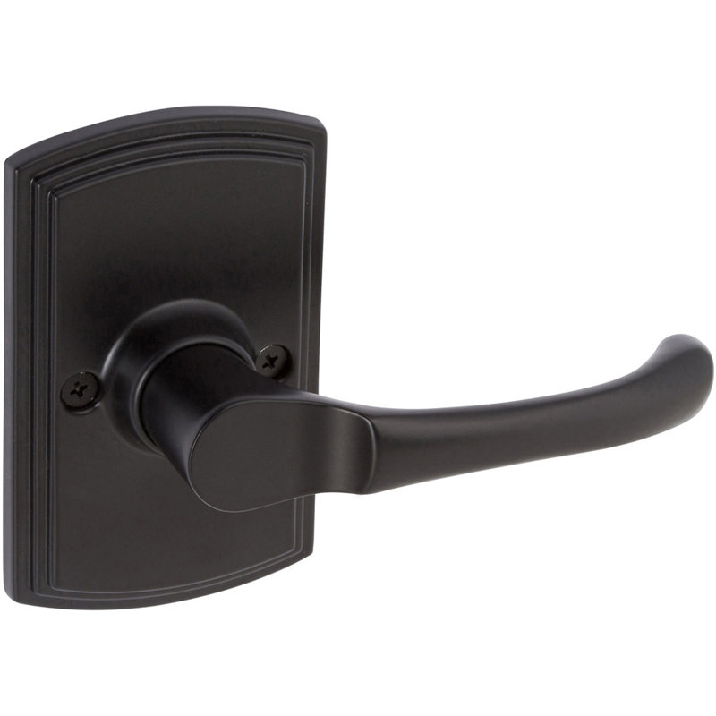 Single Dummy Door Lever, Black