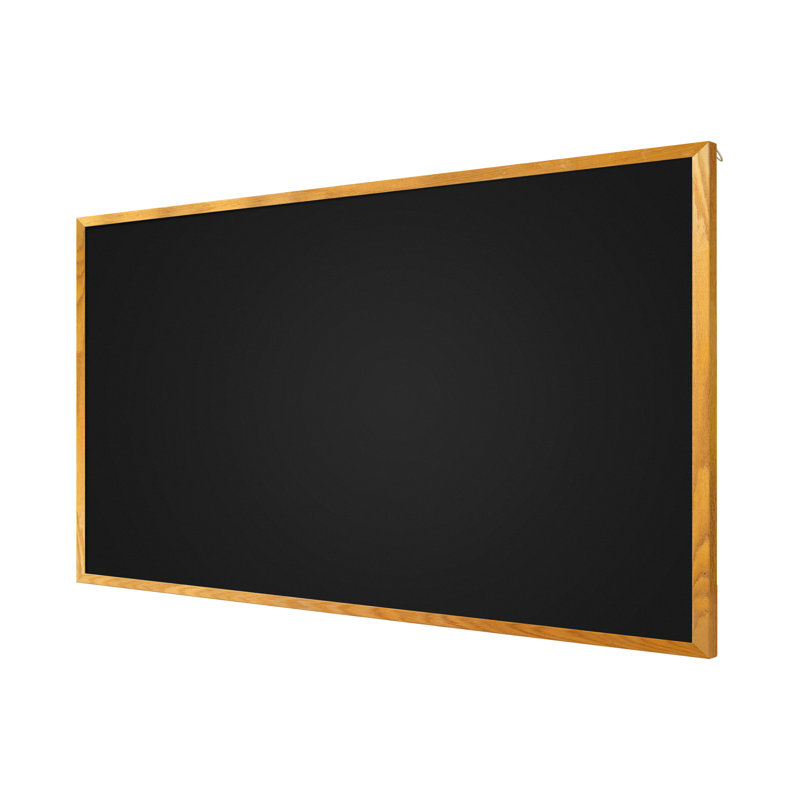 AARCO No Black Chalkboard Solid Wood Chalkboard, 3' H x 4' W