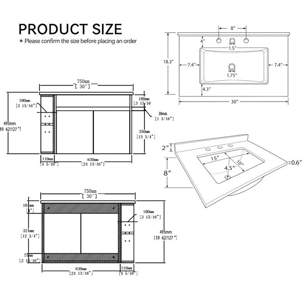 Dimensions du produit