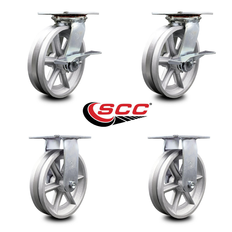 Ensemble de roulettes 4 pièces