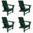 Joubert Foldable Outdoor Adirondack Set-81833435