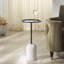 Tanyarose Metal And Marble Drink Table-1998467459