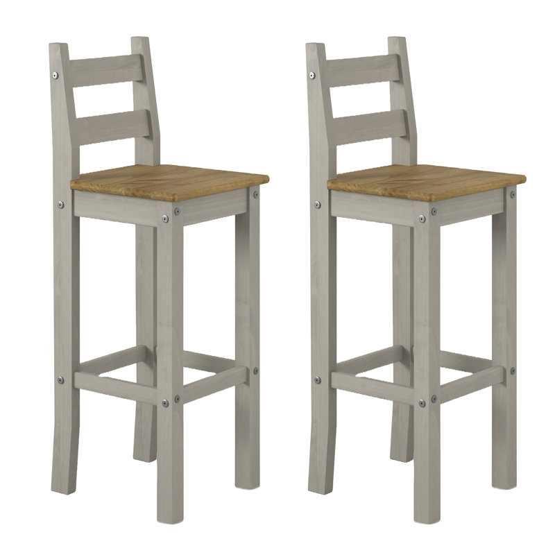 Ameirah Solid Wood Counter Stool