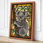 Stained Glass Koala Modern - Wrapped Canvas-941281047-941281055