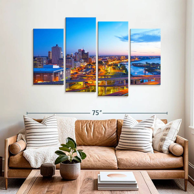 Senne Memphis Highways, 42" H x 68" W