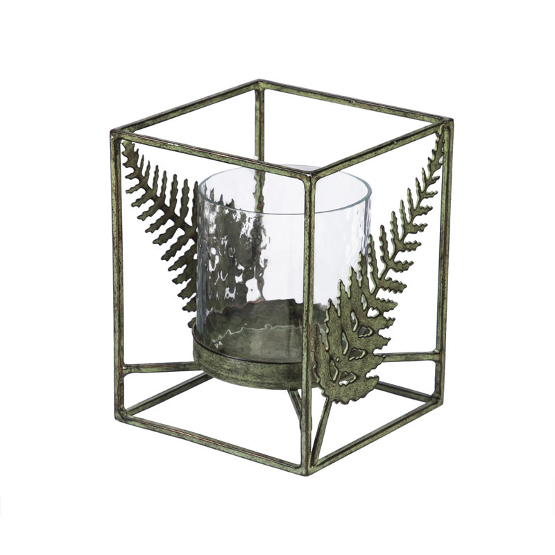 4.8'' H Metal Tabletop Hurricane