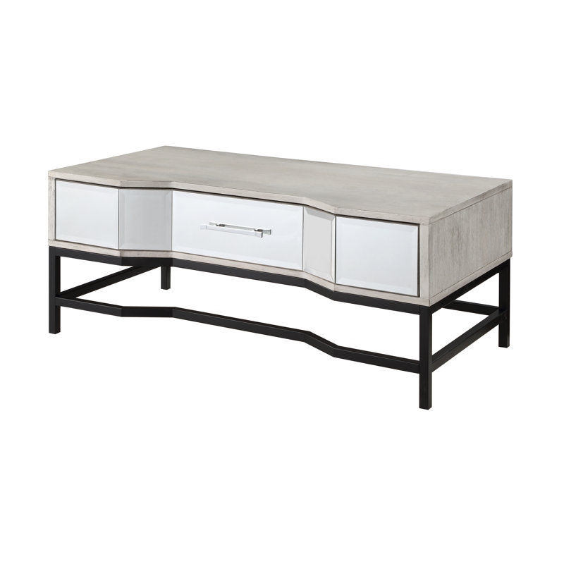 Wes Solid Wood Top Coffee Table