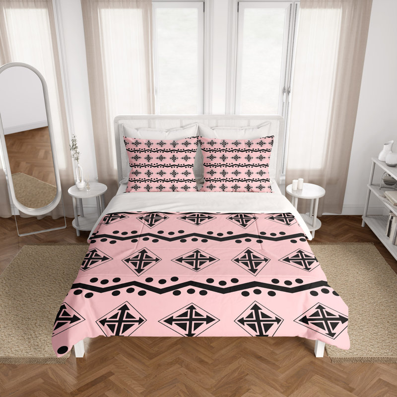 Abstract Duvet Cover, King Duvet Cover + 2 King Shams