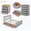 Ensemble de chambre à coucher en bois massif 3 pièces, ensemble de chambre à coucher, ensemble de chambre à coucher en bois massif-89019092