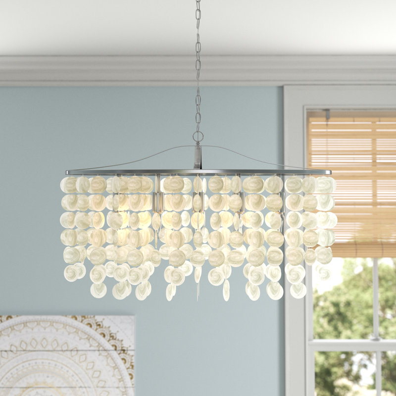 Icarus 5 - Light Kitchen Island Pendant, Satin Nickel