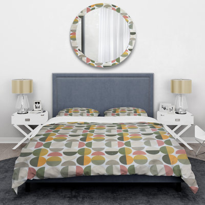 Modern & Contemporary Polyester Geometric Shapes Duvet Cover