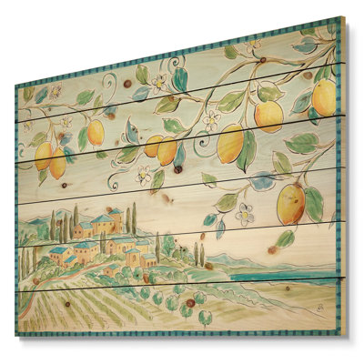 Mediterranean Village Field I Rustic