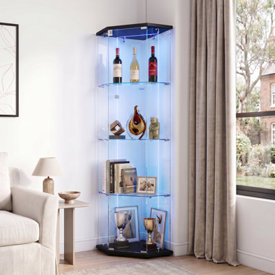 Glass 60 cm W Display Cabinet