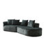 Canapé modulaire très profond - Chenille 4 de 114 pouces avec 4 coussins décoratifs pour le salon sans canapé d'assemblage-2010848111-2010848110