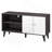 TV Stand For Tvs Up To 47.3", With 2 Storage Shelves& 1 Cabinet, Modern Entertainment Centre For TV In Living Room-2026330017-2026330076