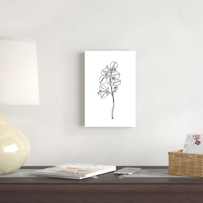 Branche de feuille II, H 12 po x l 8 po