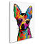 « chihuahua dog white », impression sur toile tendue-18233217