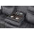 Power Motion Sofa with Drop Down Table and USB Port