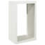 Support à bois de chauffage vidaXL blanc 23,6 x 15,7 x 39,4 po-1482372396