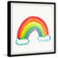 'We Live In A Rainbow' Framed Print-1975549551