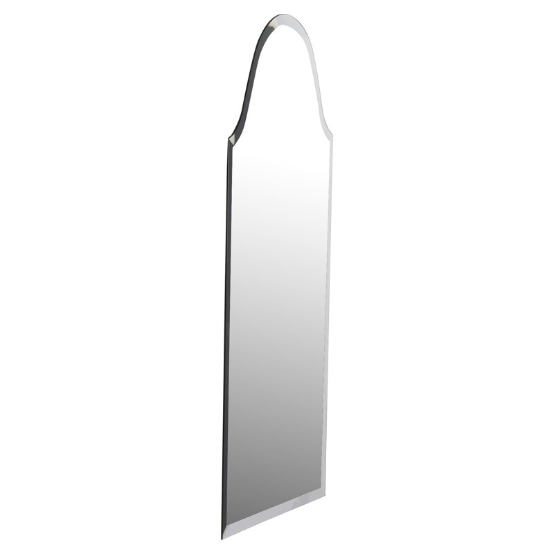 Arch Mirror with Hooks, 40" H x 20" W