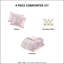 Literie imprimée métallique simple / simple TG avec coussin - textile ultra doux et résistant à l'édredon