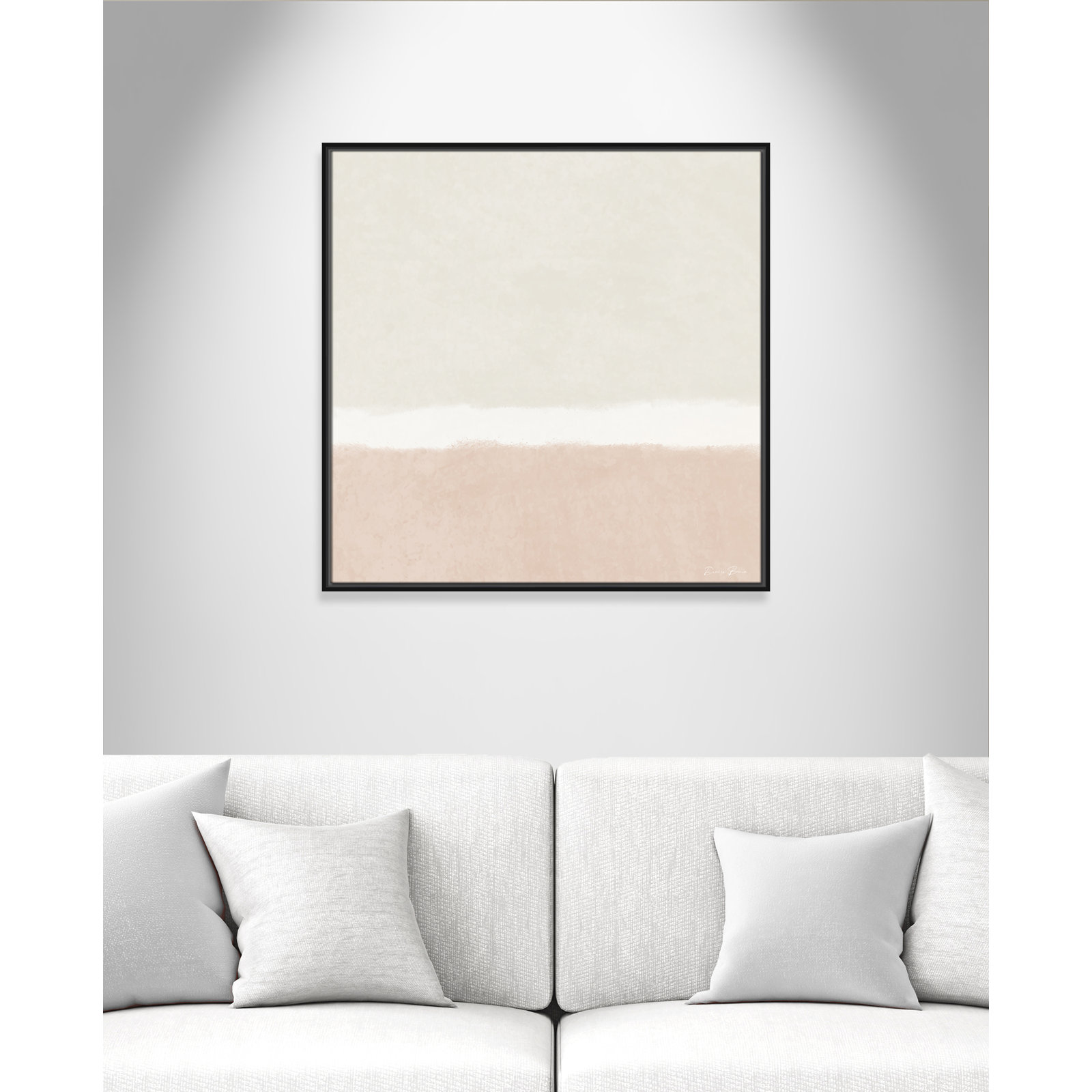 Willadeene "Slate I" Print, Black Framed, 31.5" H x 31.5" W