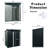 Black 5Ft X 3Ft Outdoor Metal Storage Shed - Transparent Panel, Galvanized Steel Frame For Stability, Hinged Door, Easy Assembly Process, Insect Panels With Plate Construction, Assembly,-124311302