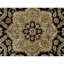 High-Quality Hand-Knotted Black And Gold Area Rug