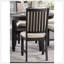 Élégantes chaises de salle à manger rembourrées en tissu texturé beige, ensemble de 2, avec structure en bois durable et design moderne-25662404