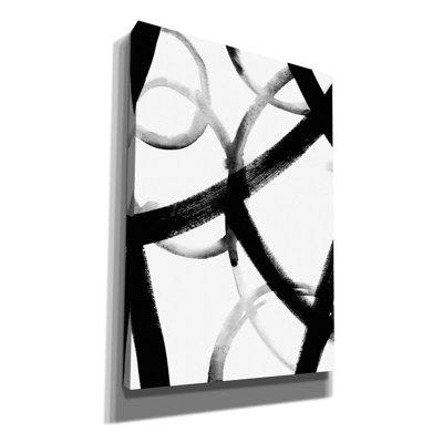 " Monochrome Ripple I " by Grace Popp Painting Print