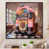 Black Floater Framed