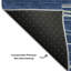 Tapis à rayures Lyndhurst AMF996 lavable à la machine de qualité supérieure-2039127235
