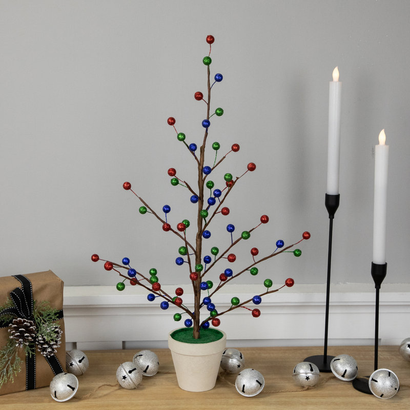 Arbre artificiel en pot 24 po