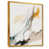 Toile avec cadre flottant or