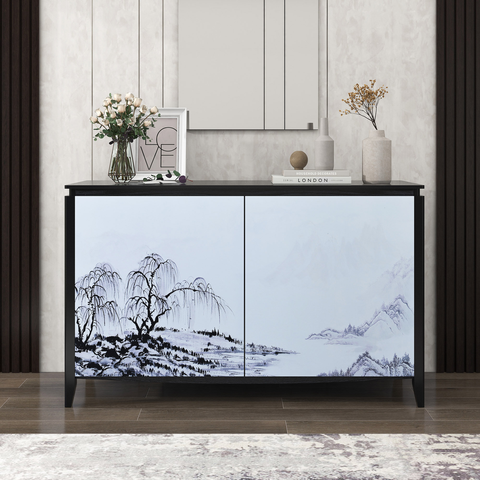 Red Barrel Studio® Ezmariah 61" Wide 2 Drawer Sideboard | Wayfair