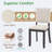 Nusa Modern Minimalist Wooden Upholstered Dining Chairs