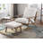 Juntier Upholstered Armchair with Ottoman-444316354