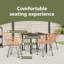 5 Piece Garden Dining Set Poly Rattan-1044892523-1044892520