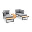 Canapé modulaire modulaire avec table basse