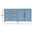 Lana Solid and Manufactured Wood 3-Drawer Storage Cabinet 