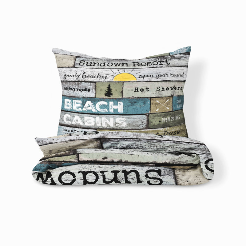 Polyester Duvet Cover, King Duvet Cover + 2 Shams 