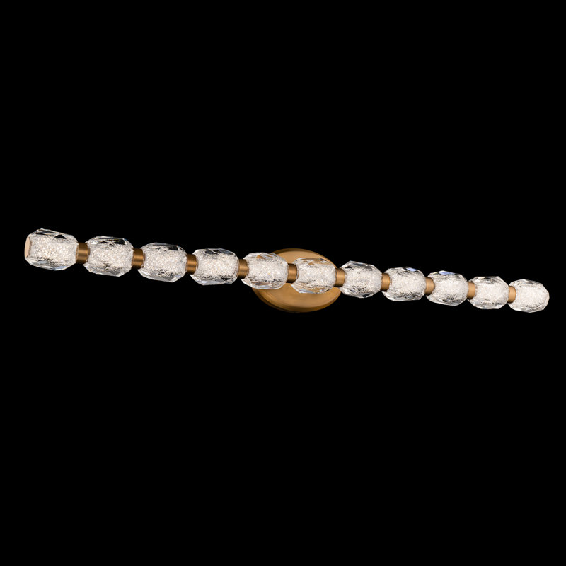 Seduction 11 - Light LED Bath Bar, Aged Brass