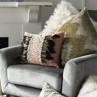 Feather Throw Pillow